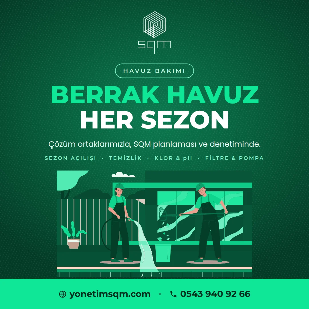 Havuz bakımı (SQM görseli)
