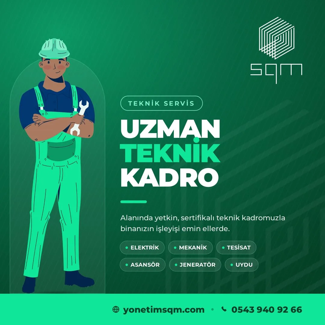 Uzman teknik kadro (SQM Instagram paylaşımı)